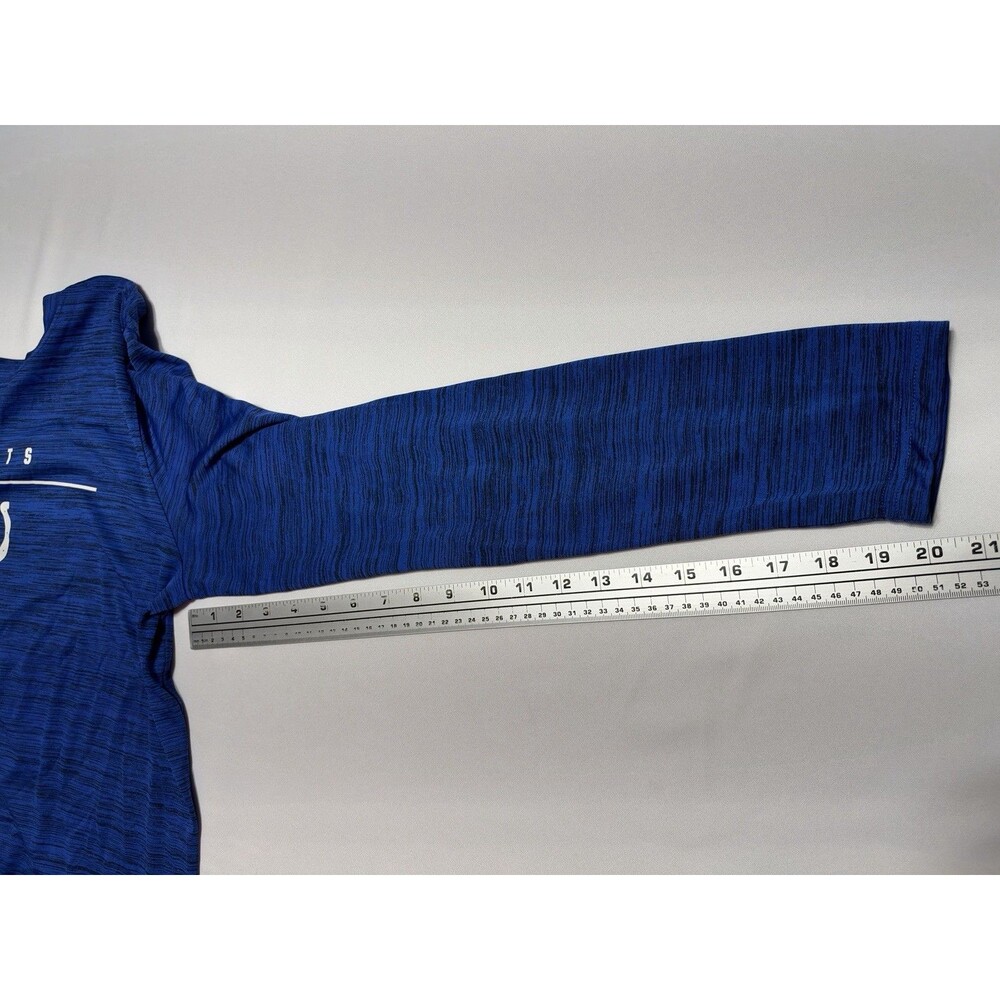 Indianapolis Colts Nike On Field Long Sleeve Dri Fit Shirt Mens Large NFL Blue - Picture 7 of 10
